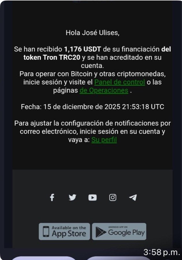 Comprobante de payout